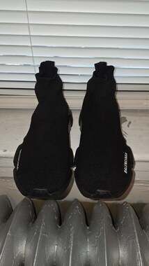 Balenciaga Shiny Speed Runner 2.0 Unisex Sneakers 636833 W2AF3 1000 101239004